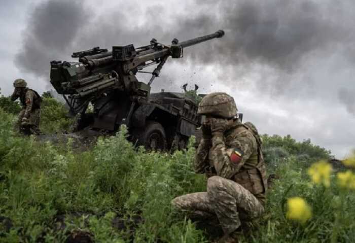 Бійці 5 ОШБр показали знищення мінометних позицій окупантів поблизу Бахмута