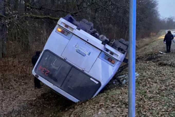 На Закарпатті перекинувся пасажирський автобус: багато постраждалих